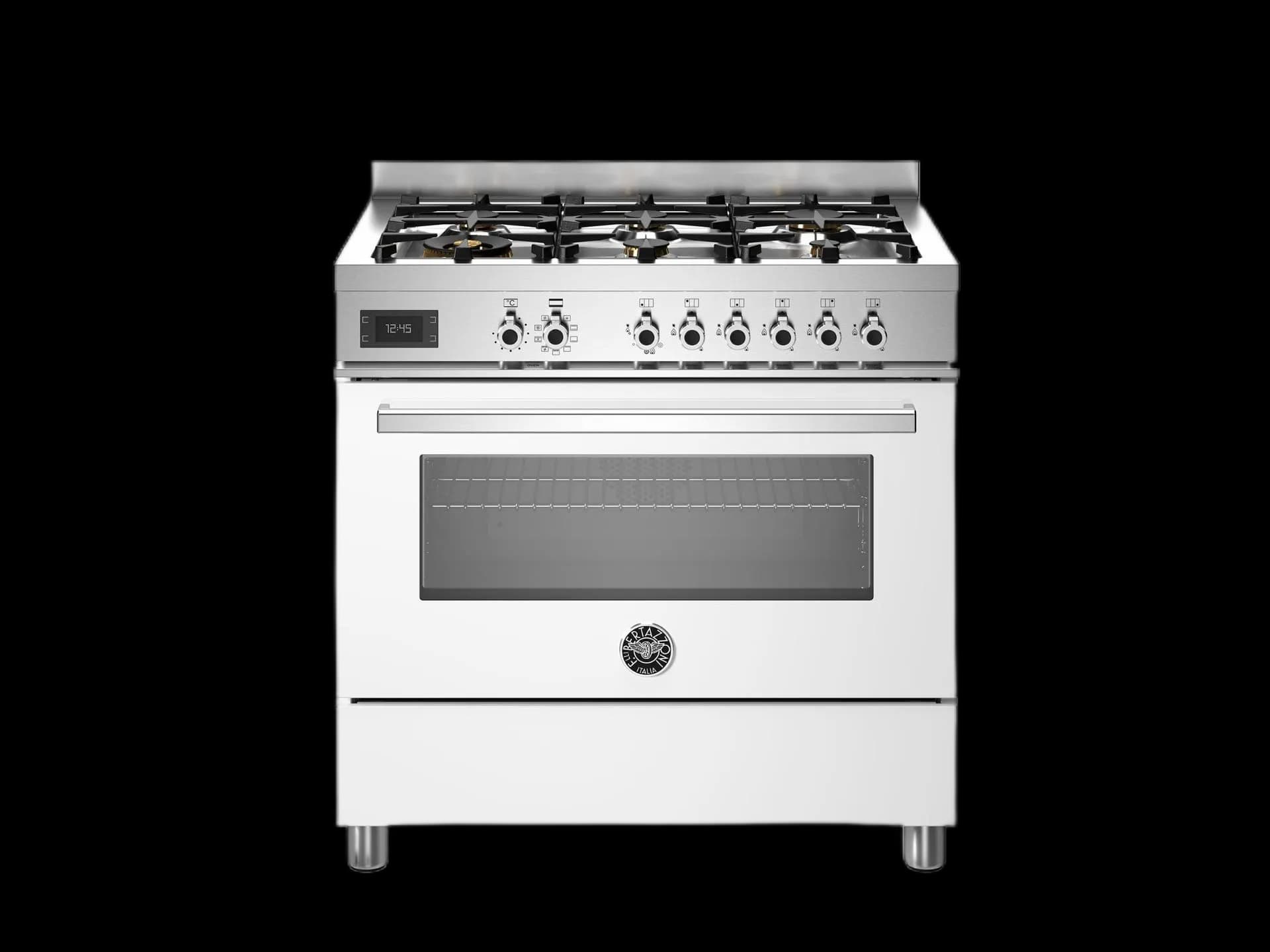 Bertazzoni Professional, Gasspis 90x60, 1 Ugn, Vit