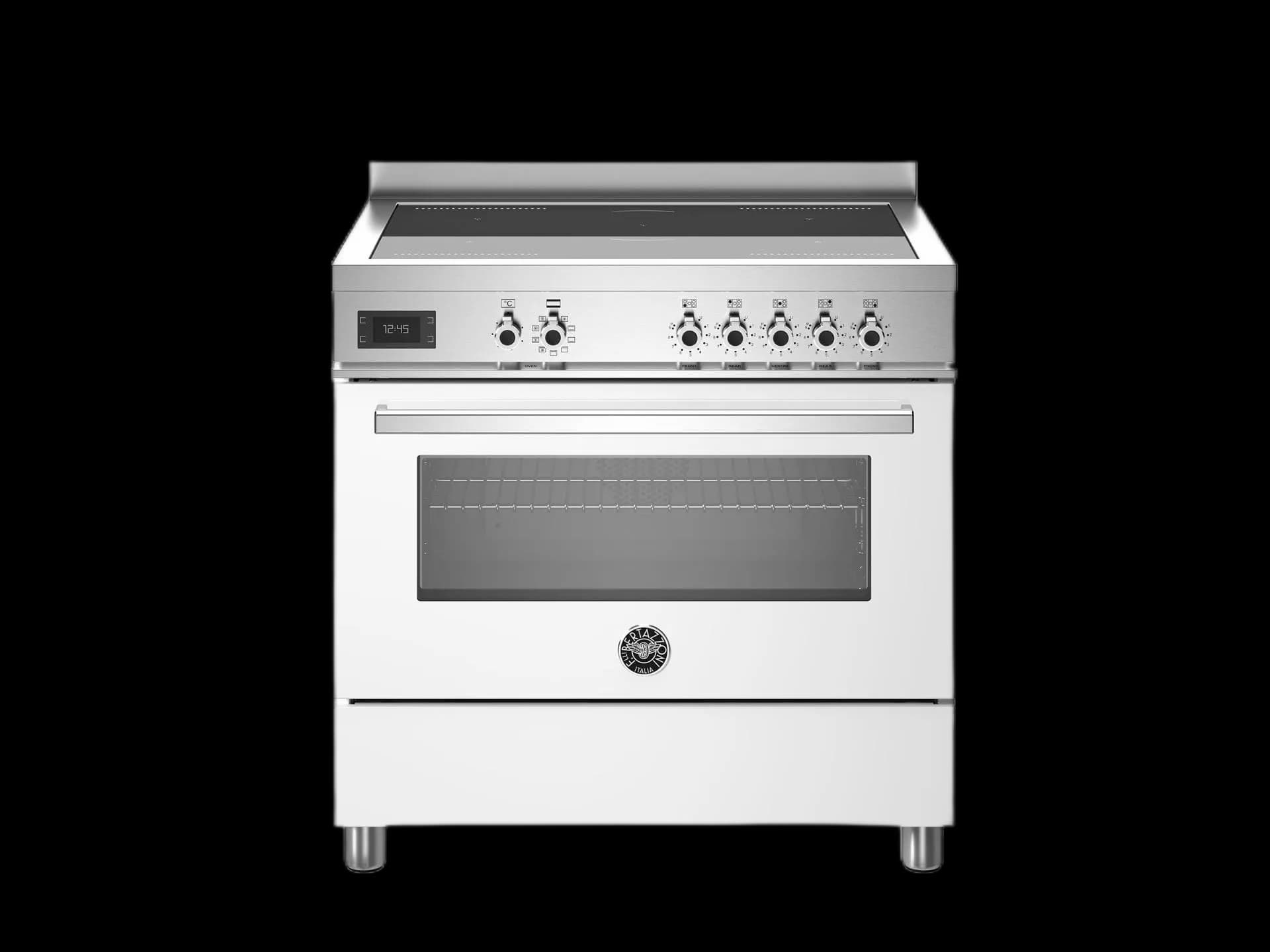 Bertazzoni Induktionsspis, Professional, 90x60 1 Ugn, Vit