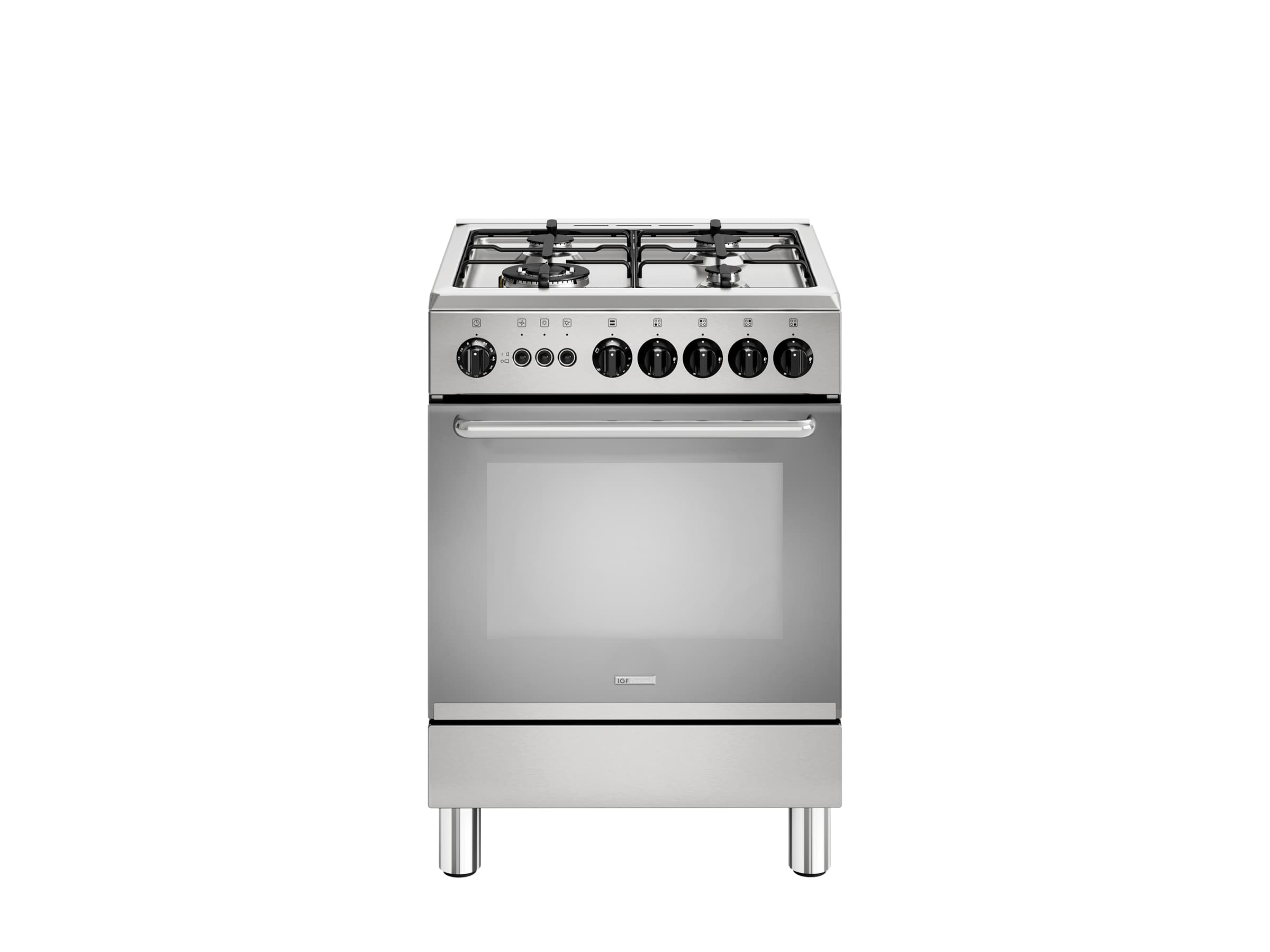 IGF Stockholm, Gasspis med gasugn, Rostfri, 60cm