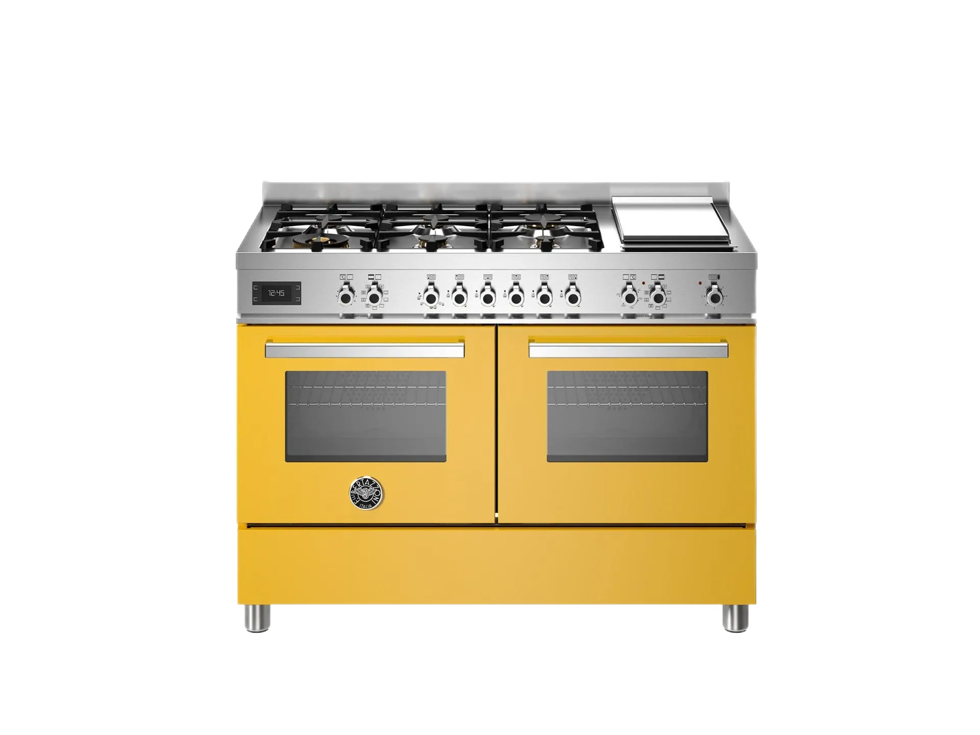 Bertazzoni Professional, Spis 120x60, 2 Ugnar, Gul