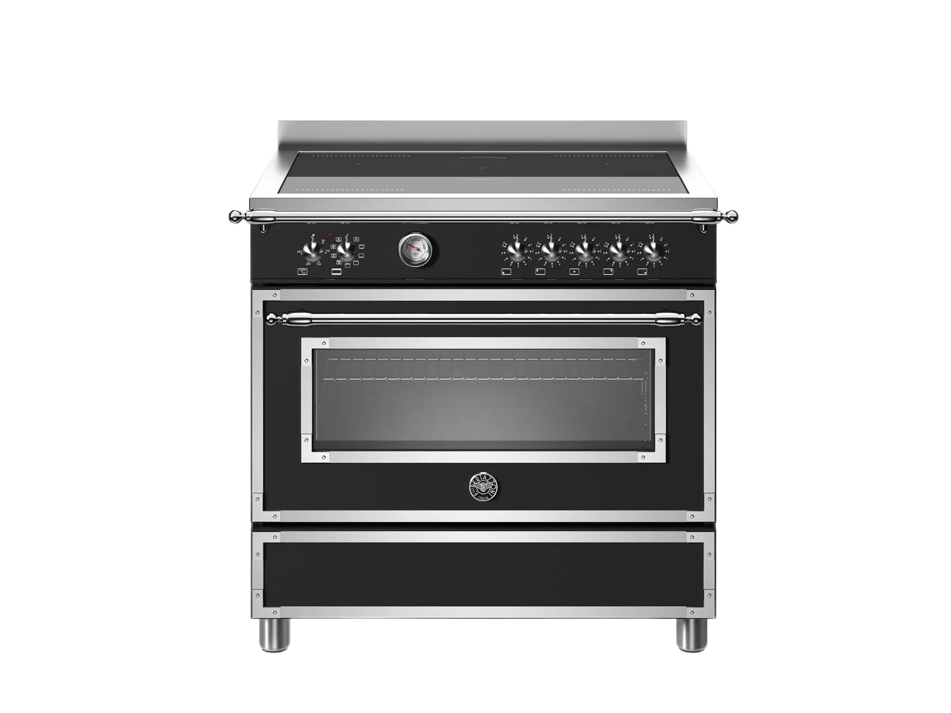 Bertazzoni spis, Heritage, Spis 90x60 1 Ugn, Svart