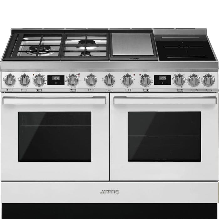 Smeg Portofino, 120cm spis, Vit