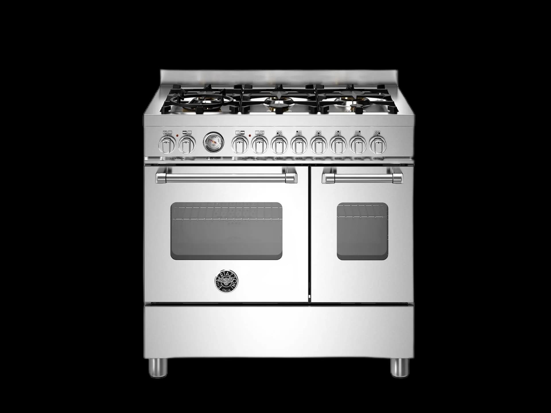 Bertazzoni Master, Gasspis 90x60/2 Ugnar, Rostfritt