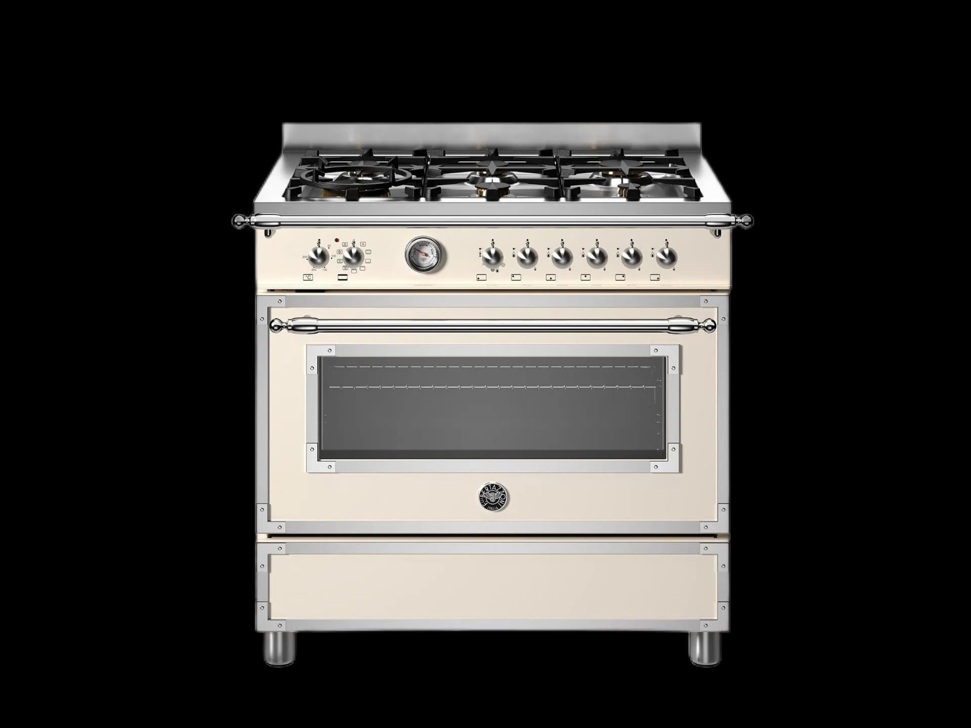 Bertazzoni Heritage, Gasspis 90x60 1 Ugn, Elfenben