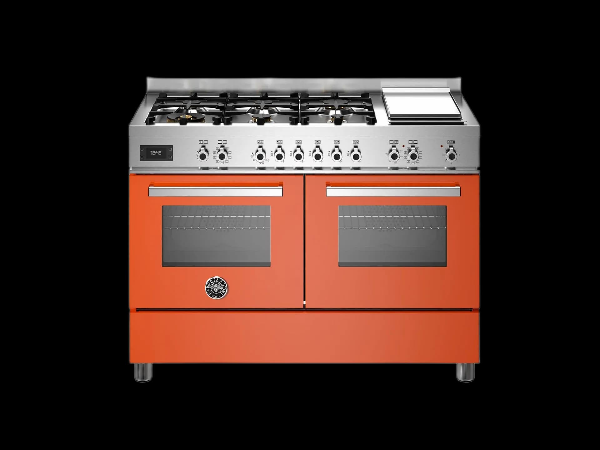 Bertazzoni Professional, Spis 120x60, 2 Ugnar, Orange