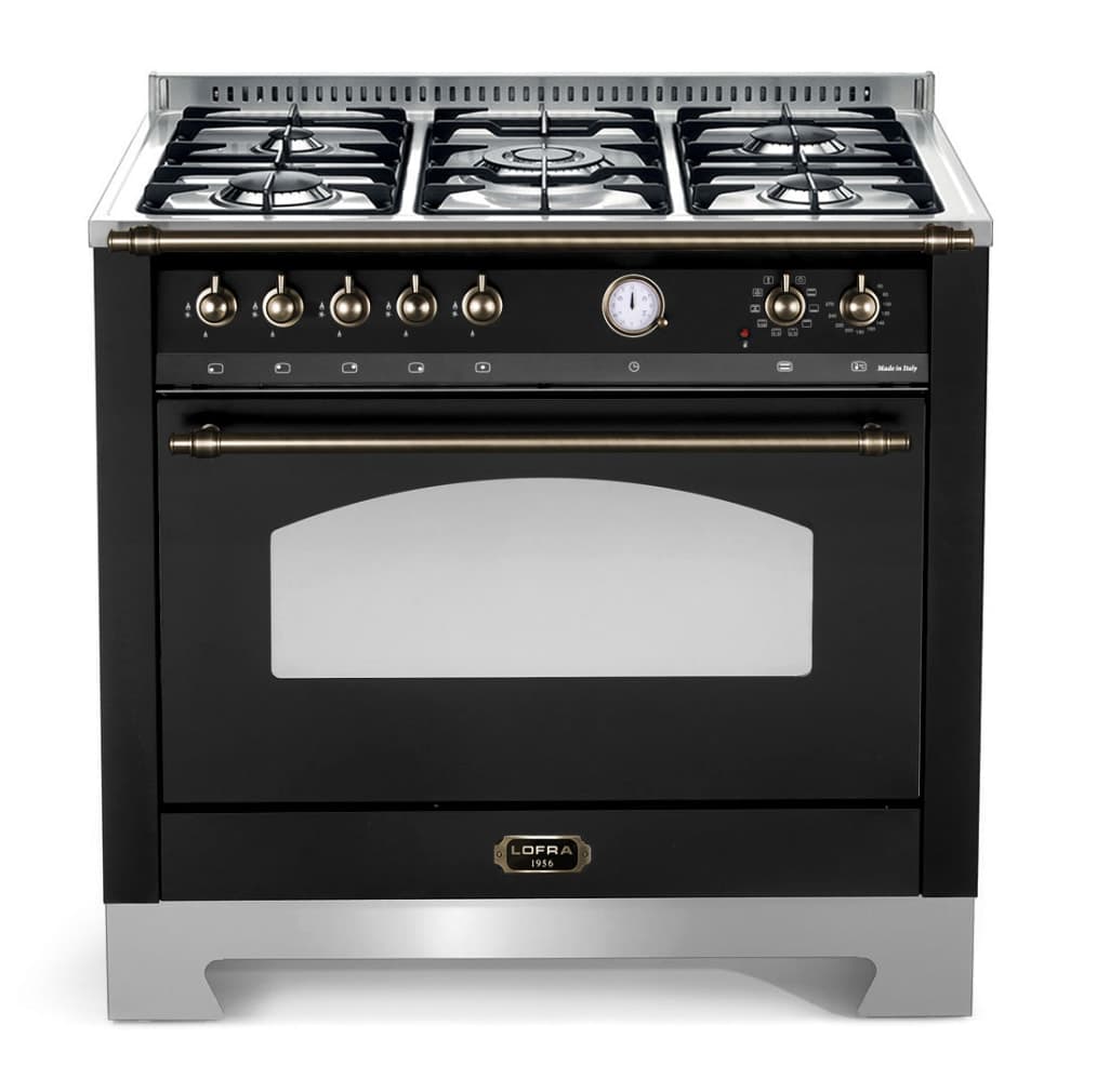 Lofra, Spis - Dolce Vita 90 cm (1 ugn) (Svart/Brons) Gas