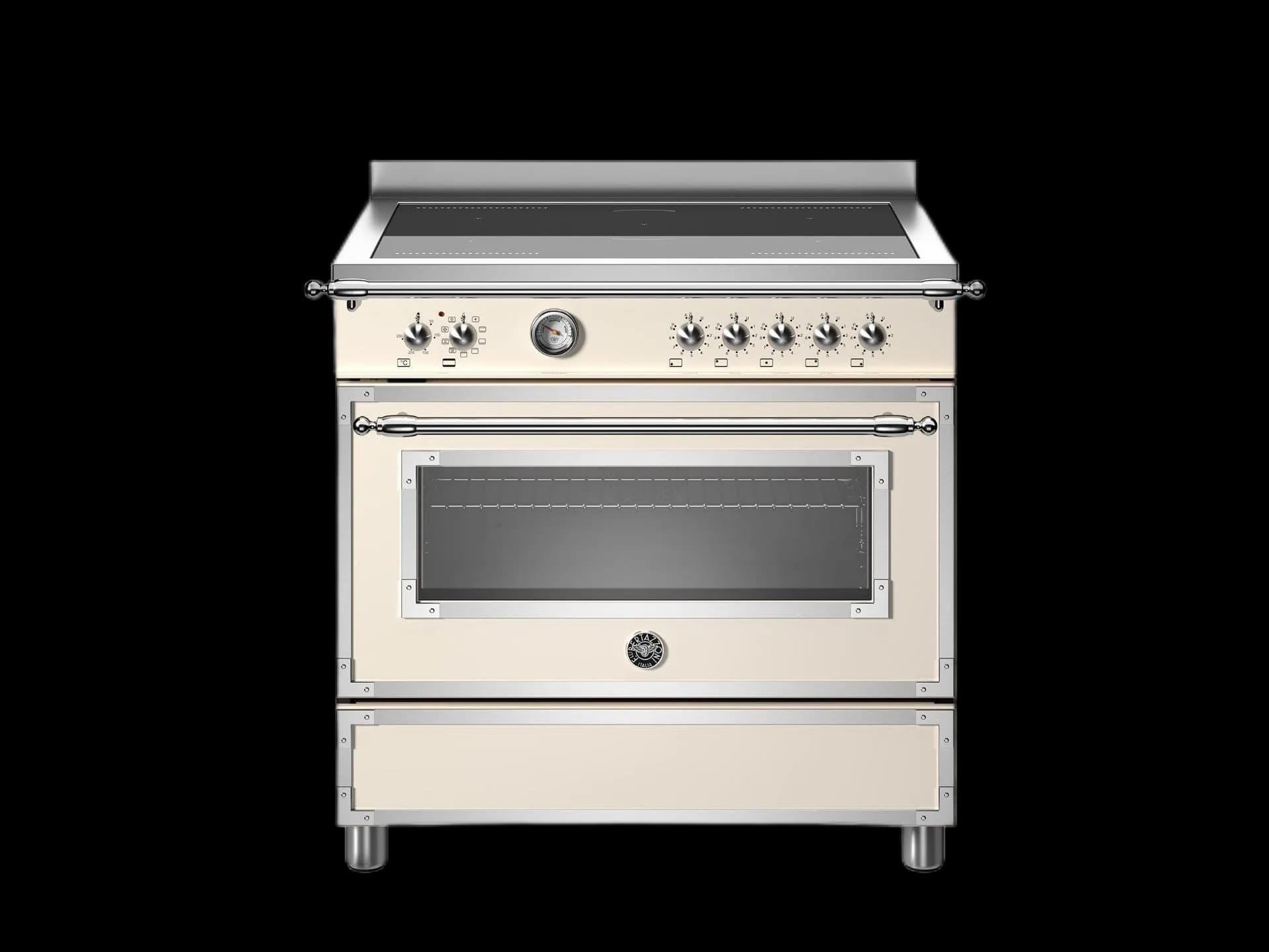 Bertazzoni Heritage, Induktionsspis 90x60 m/1 Ugn, Elfenben