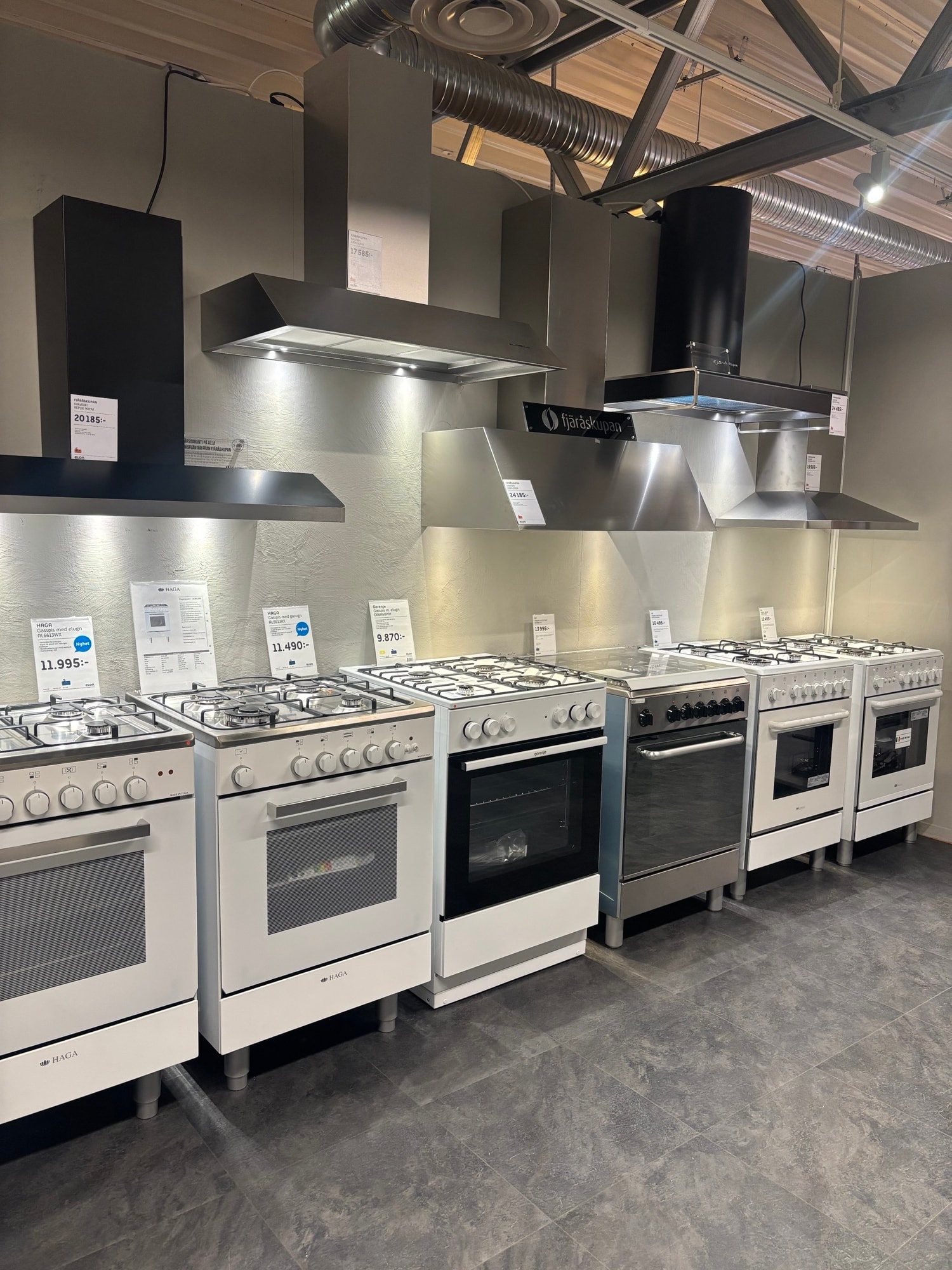 Sveriges Största Showroom av gasspisar