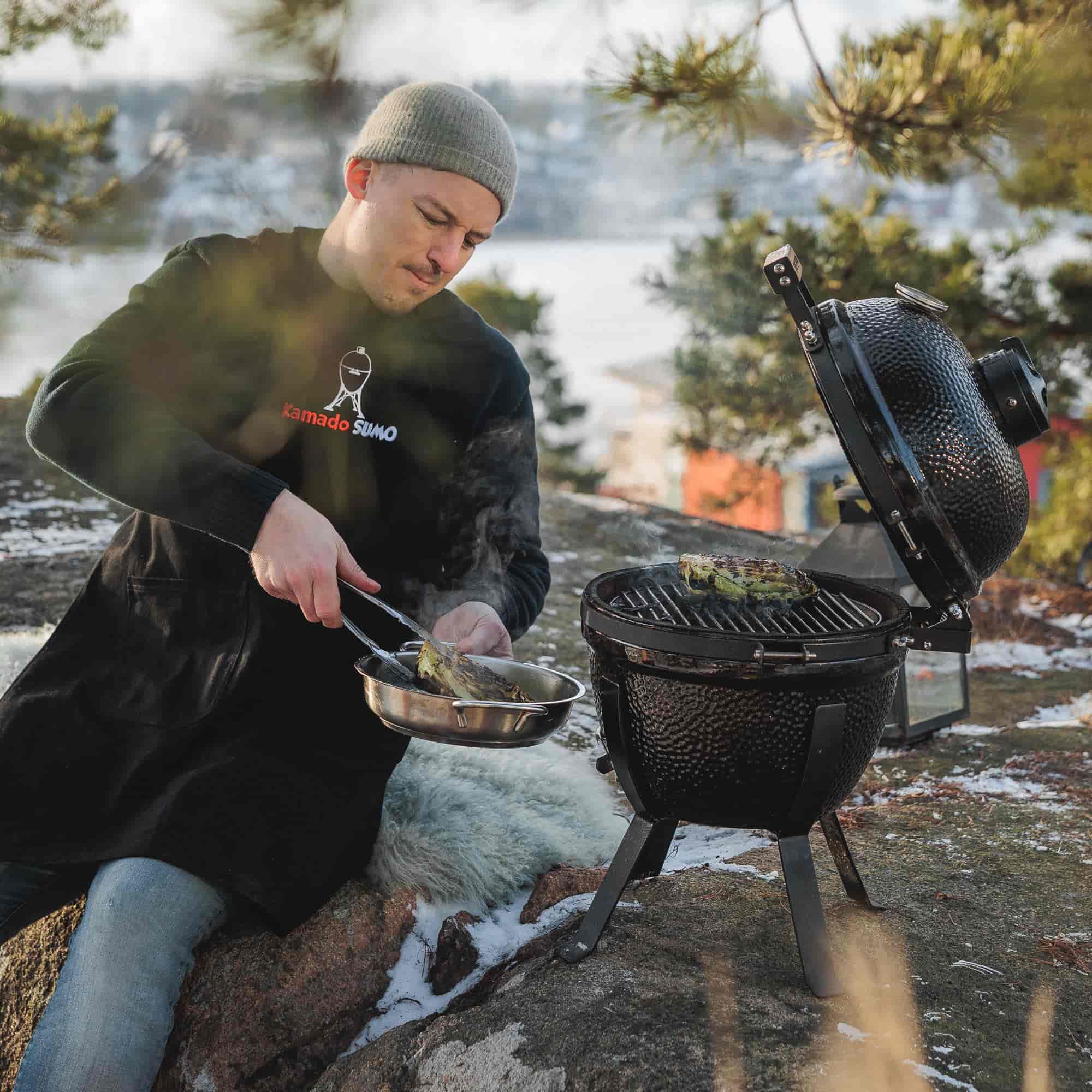 Kamado Sumo Mini 14" Svart Kamado Sumo Mini 14" Svart