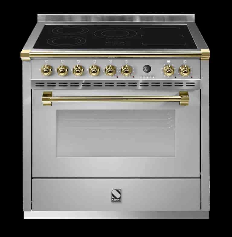Steel Ascot Combi-Steam 90 cm 1 oven Inox/Chrome Induction Steel Ascot Combi-Steam 90 cm 1 oven Inox/Chrome Induction