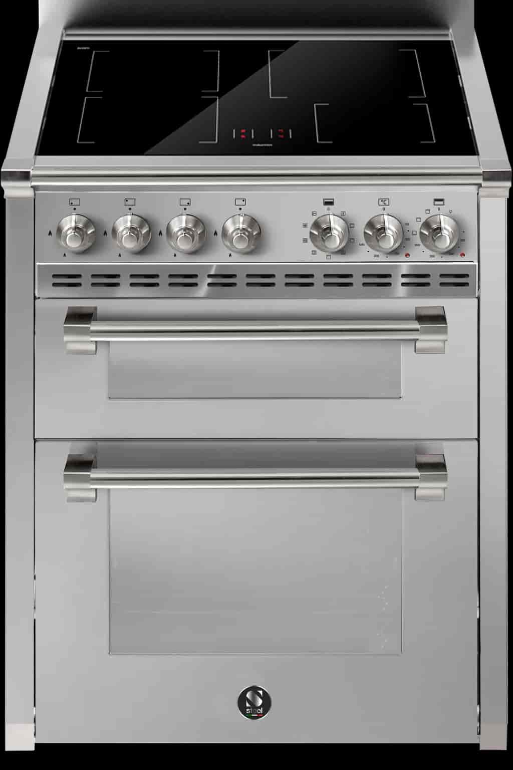 Steel Ascot Combi-Steam 70 cm 2 ovens Inox/Nickel Induction Steel Ascot Combi-Steam 70 cm 2 ovens Inox/Nickel Induction