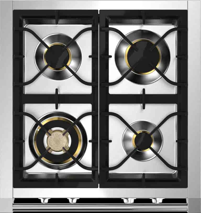 Steel Ascot Combi-Steam 70 cm 1 oven Nero/Brass Gas Steel Ascot Combi-Steam 70 cm 1 oven Nero/Brass Gas
