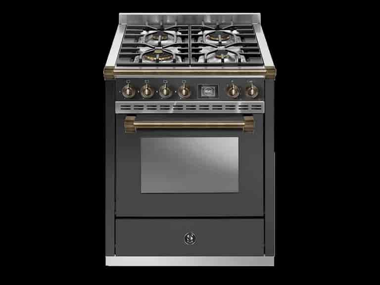 Steel Ascot Combi-Steam 70 cm 1 oven Antracite/Bronze Gas Steel Ascot Combi-Steam 70 cm 1 oven Antracite/Bronze Gas