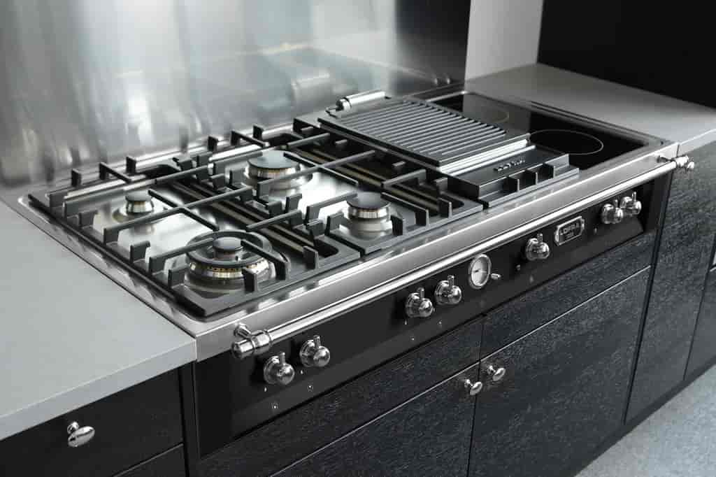 Lofra Dolce Vita Rangetop 120 cm, Gas/ Keramisk Krom Lofra Dolce Vita Rangetop 120 cm, Gas/ Keramisk Krom