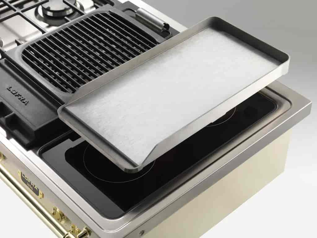 Lofra Dolce Vita Rangetop 120 cm, Gas/ Keramisk Krom Lofra Dolce Vita Rangetop 120 cm, Gas/ Keramisk Krom