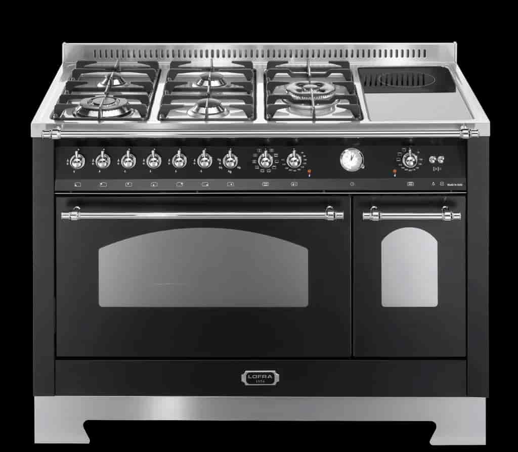 Lofra Dolce Vita 120 cm, Gas/ Induktion Krom Lofra Dolce Vita 120 cm, Gas/ Induktion Krom