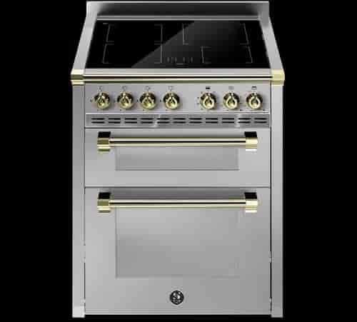 Steel Ascot Combi-Steam 70 cm 2 ovens Stainless/Brass Induction Steel Ascot Combi-Steam 70 cm 2 ovens Stainless/Brass Induction