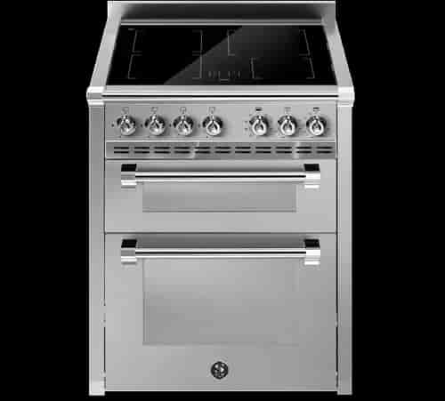 Steel Ascot Combi-Steam 70 cm 2 ovens Stainless/Chrome Induction Steel Ascot Combi-Steam 70 cm 2 ovens Stainless/Chrome Induction