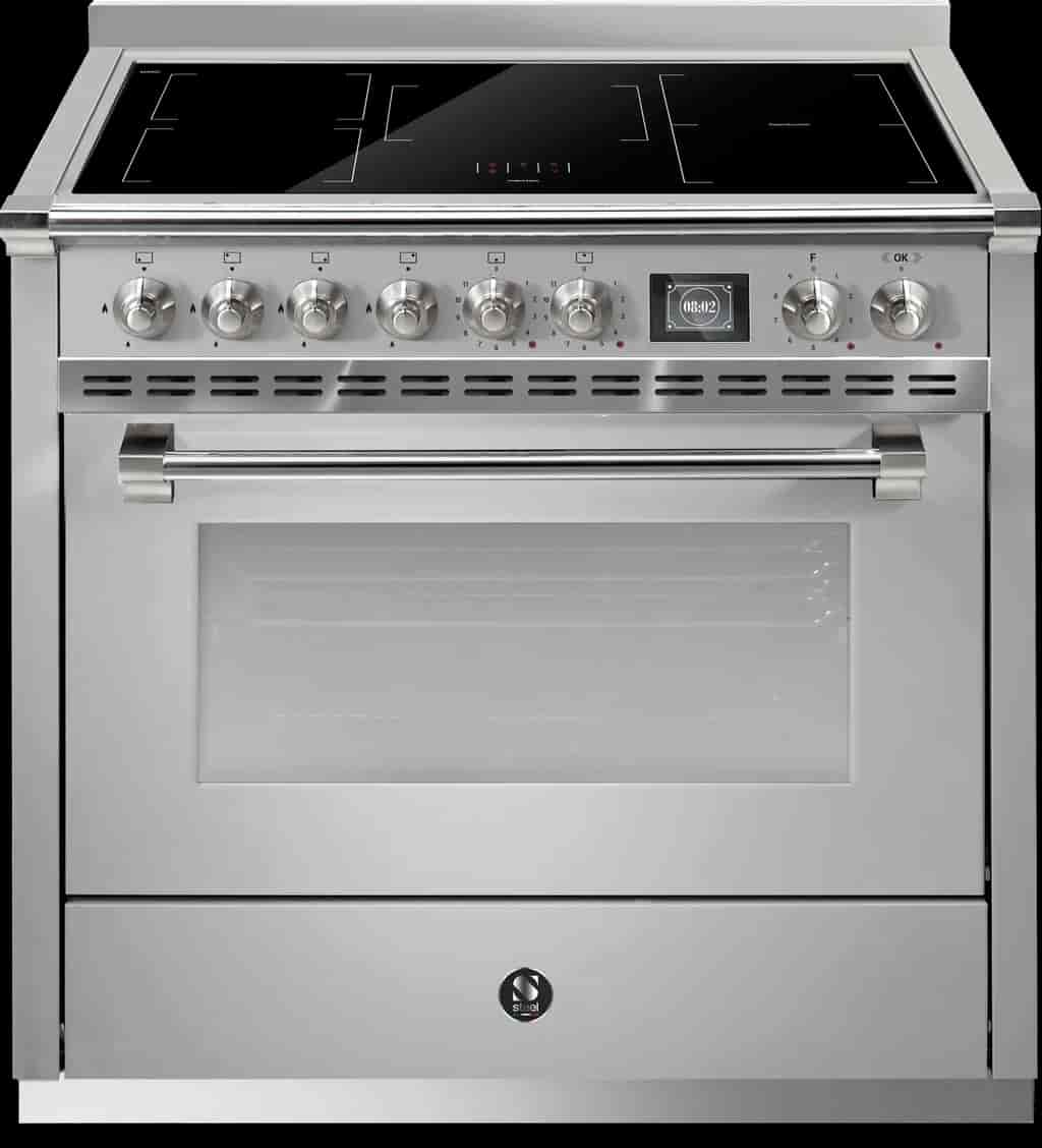 Steel Ascot Combi-Steam 90 cm 1 oven Inox/Nickel Induction Steel Ascot Combi-Steam 90 cm 1 oven Inox/Nickel Induction