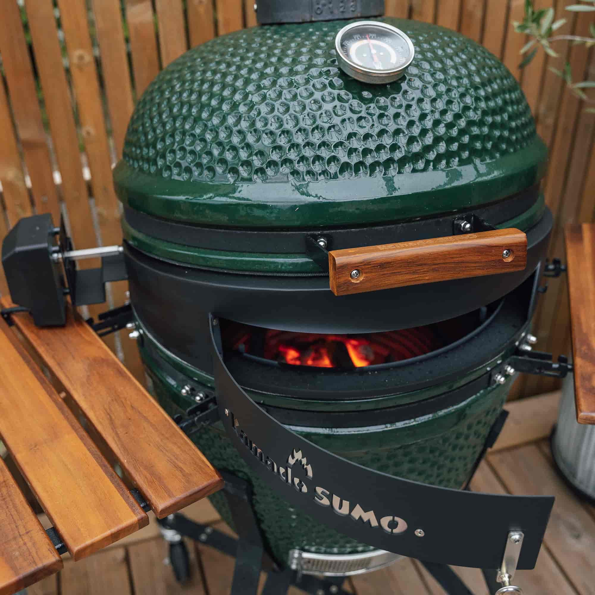 Kamado Sumo, Grillmästarens Rotisserie & Pizzaugn Midi Kamado Sumo, Grillmästarens Rotisserie & Pizzaugn Midi