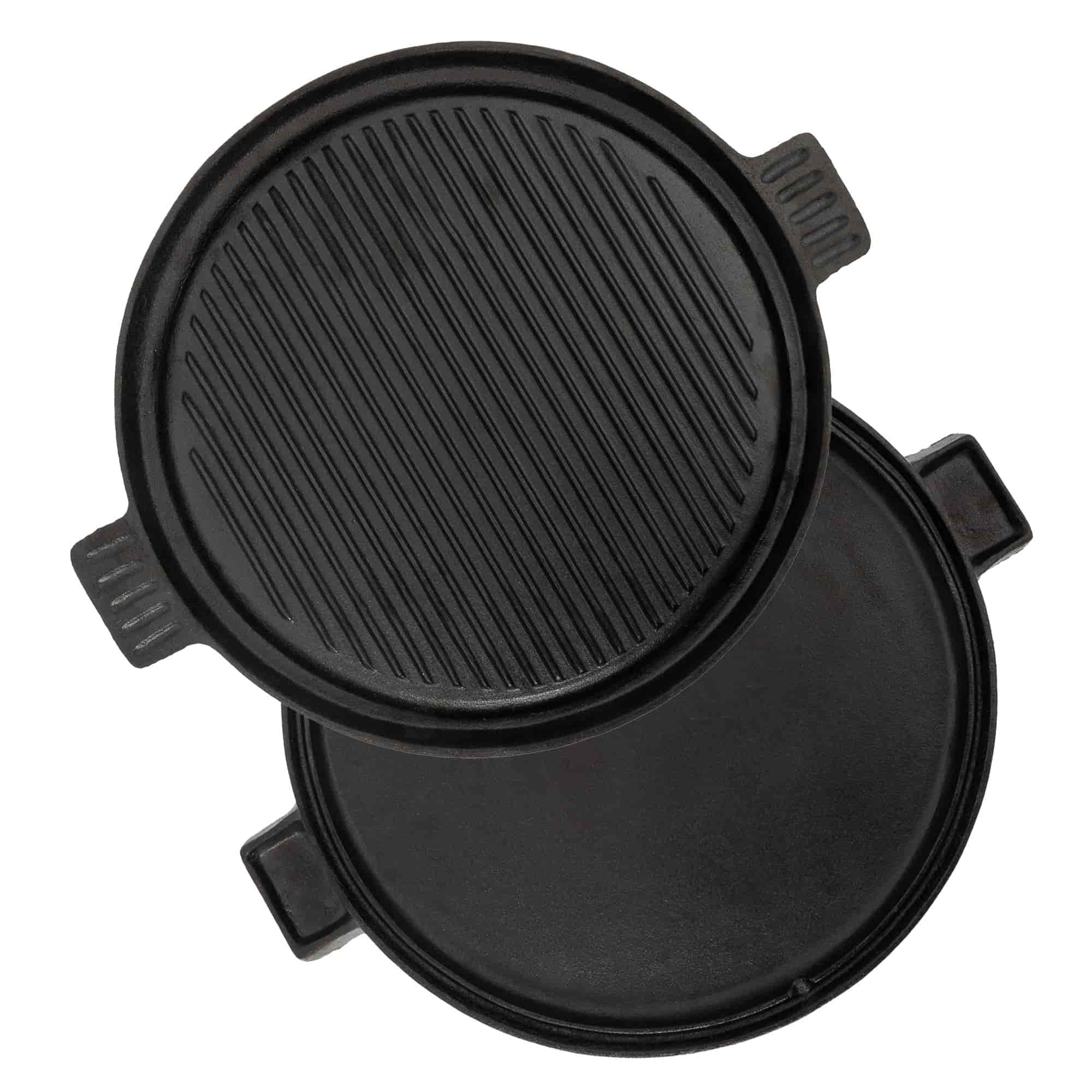 Kamado Sumo, Cast Iron Reversible Round Plate 36 cm Kamado Sumo, Cast Iron Reversible Round Plate 36 cm