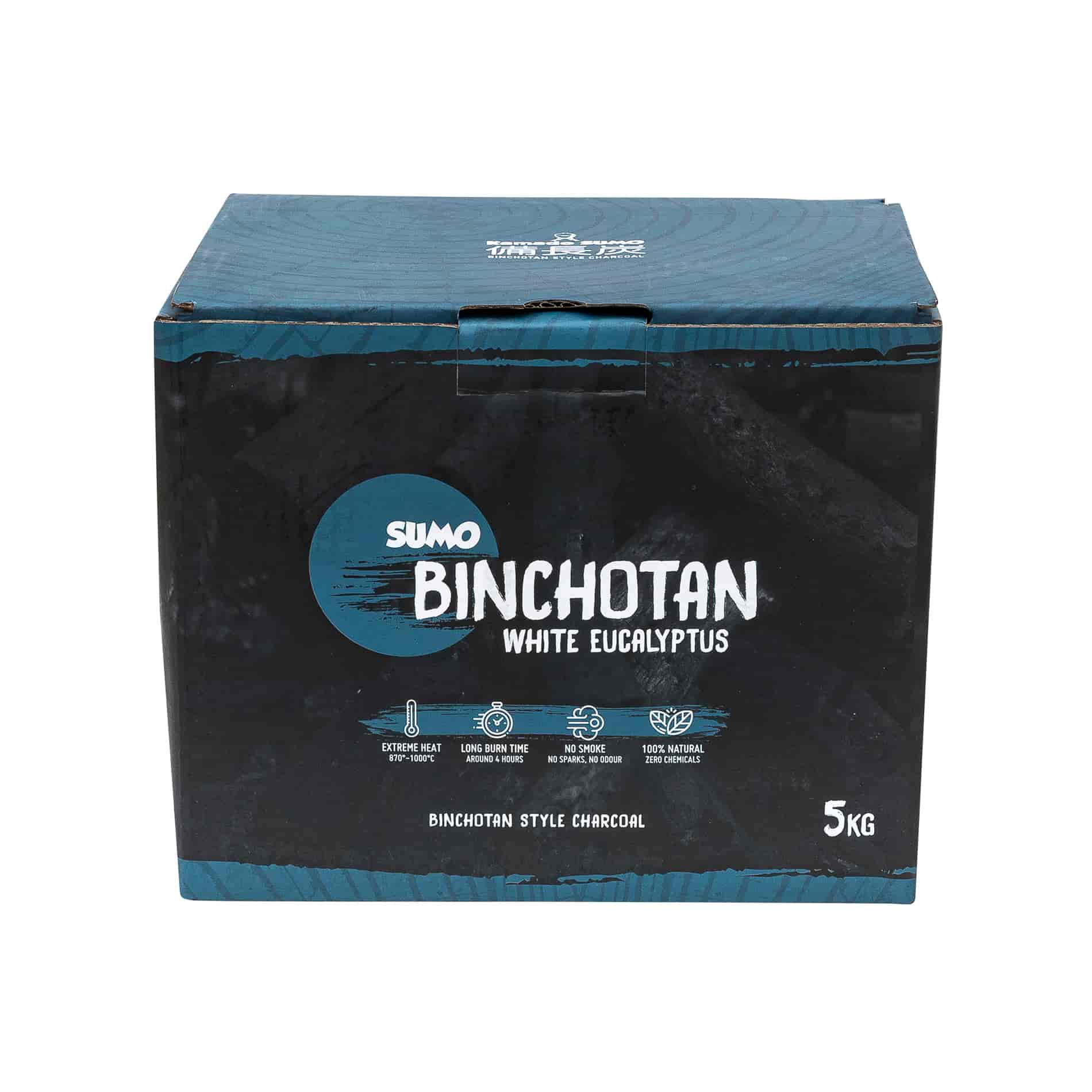 Kamado Sumo, BInchotan White Eucalyptus 5 kg Kamado Sumo, BInchotan White Eucalyptus 5 kg