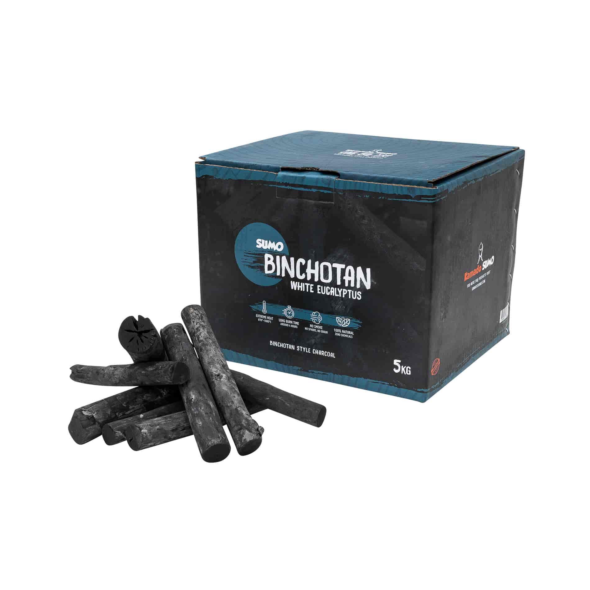 Kamado Sumo, BInchotan White Eucalyptus 5 kg Kamado Sumo, BInchotan White Eucalyptus 5 kg