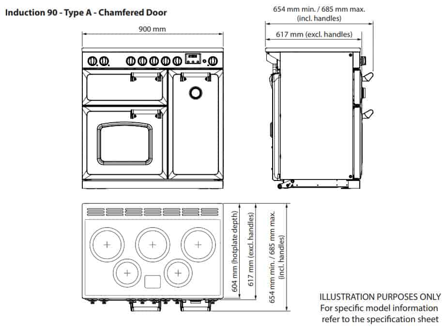 NYA Falcon Classic Deluxe 90 induktion NYA Falcon Classic Deluxe 90 induktion