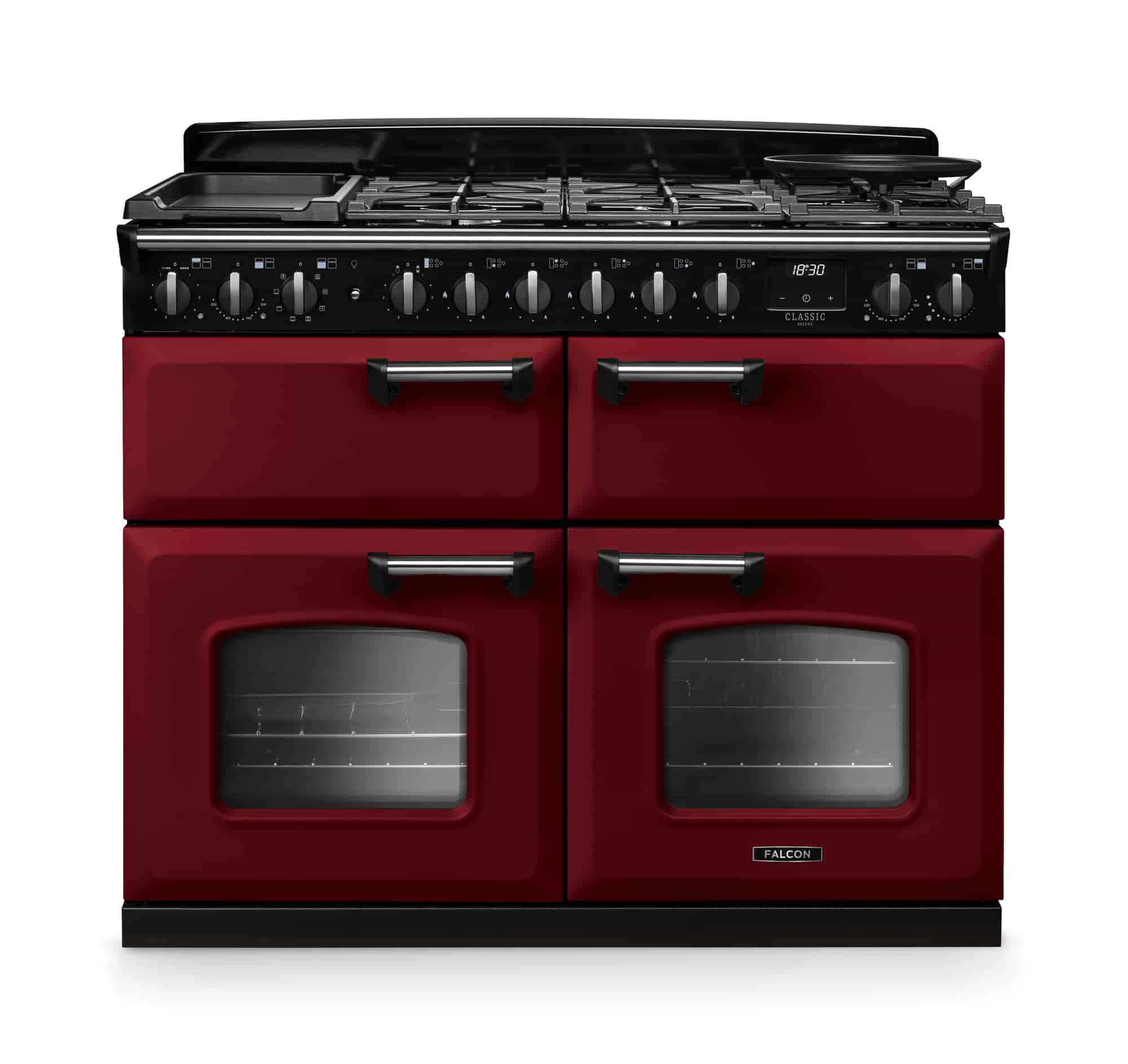 NYA Falcon Classic Deluxe 110 gas med slowcookugn NYA Falcon Classic Deluxe 110 gas med slowcookugn