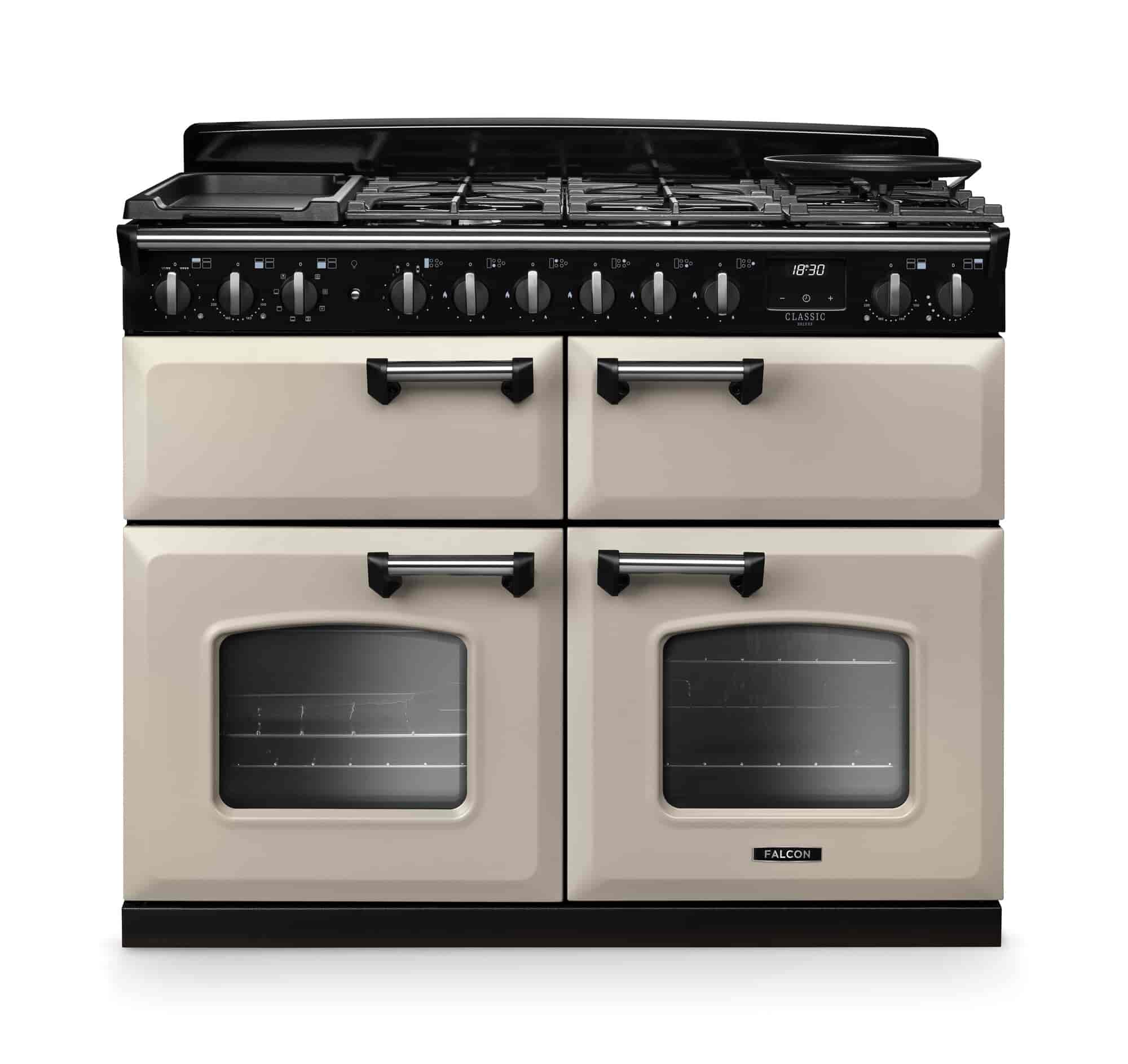 NYA Falcon Classic Deluxe 110 gas med slowcookugn NYA Falcon Classic Deluxe 110 gas med slowcookugn