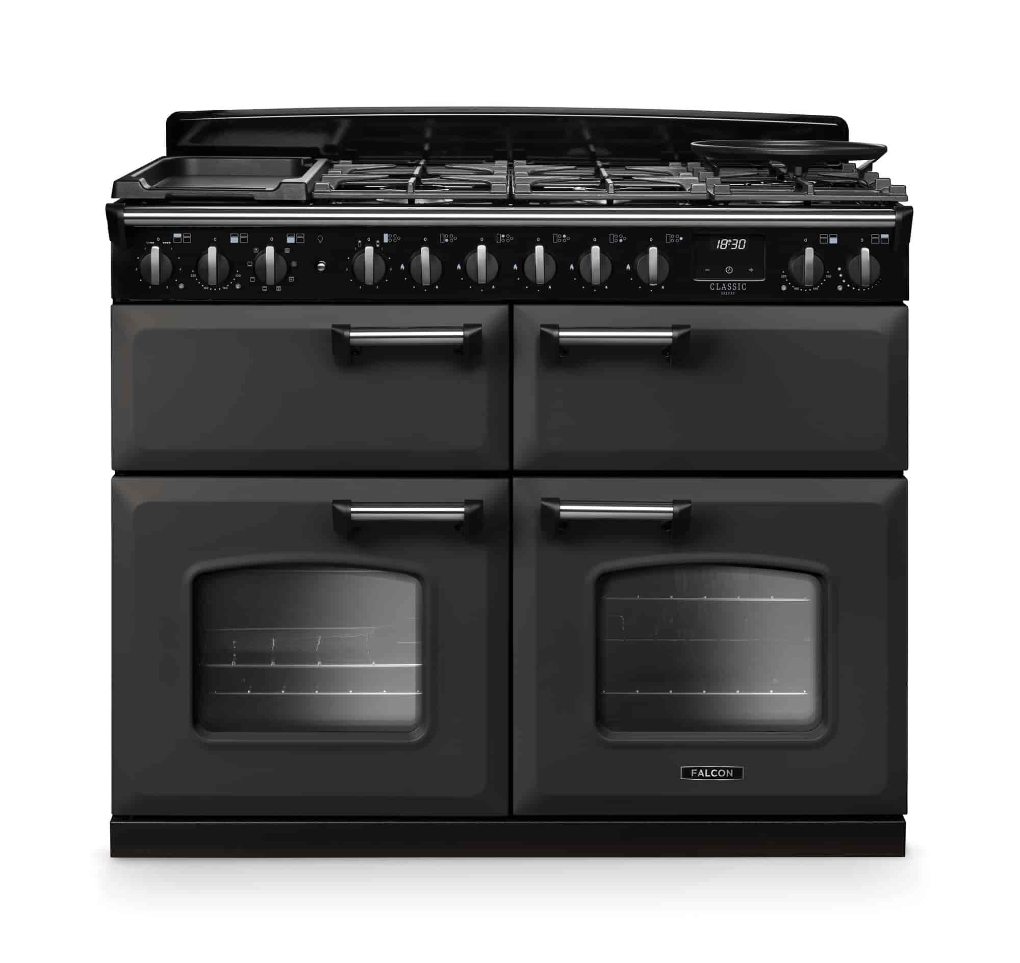 NYA Falcon Classic Deluxe 110 gas med slowcookugn NYA Falcon Classic Deluxe 110 gas med slowcookugn