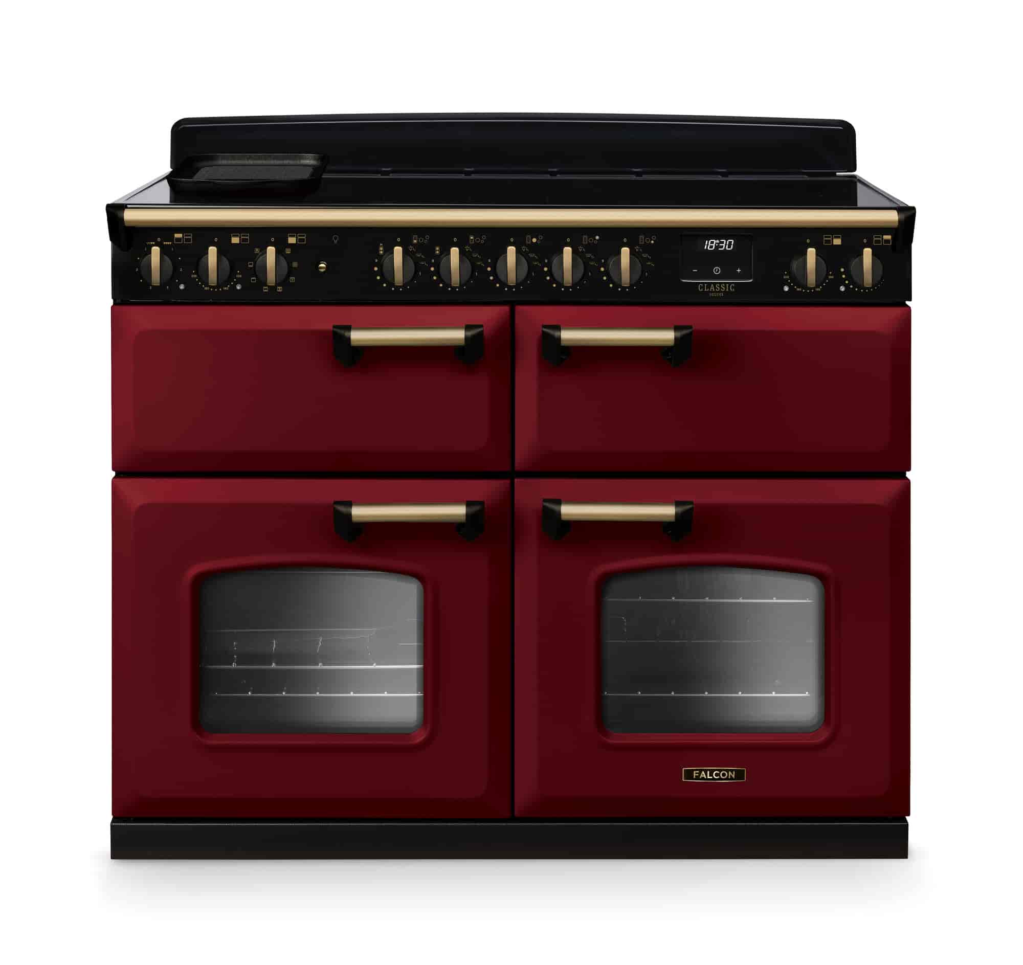 NYA Falcon Classic Deluxe 110 induktion med slowcookugn antikmässing NYA Falcon Classic Deluxe 110 induktion med slowcookugn antikmässing