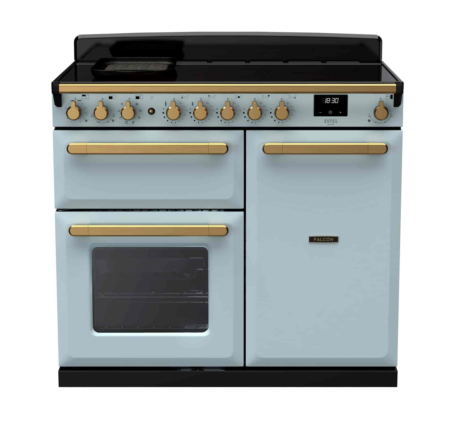Falcon Estel Deluxe 100 induktion borstad mässing Falcon Estel Deluxe 100 induktion borstad mässing