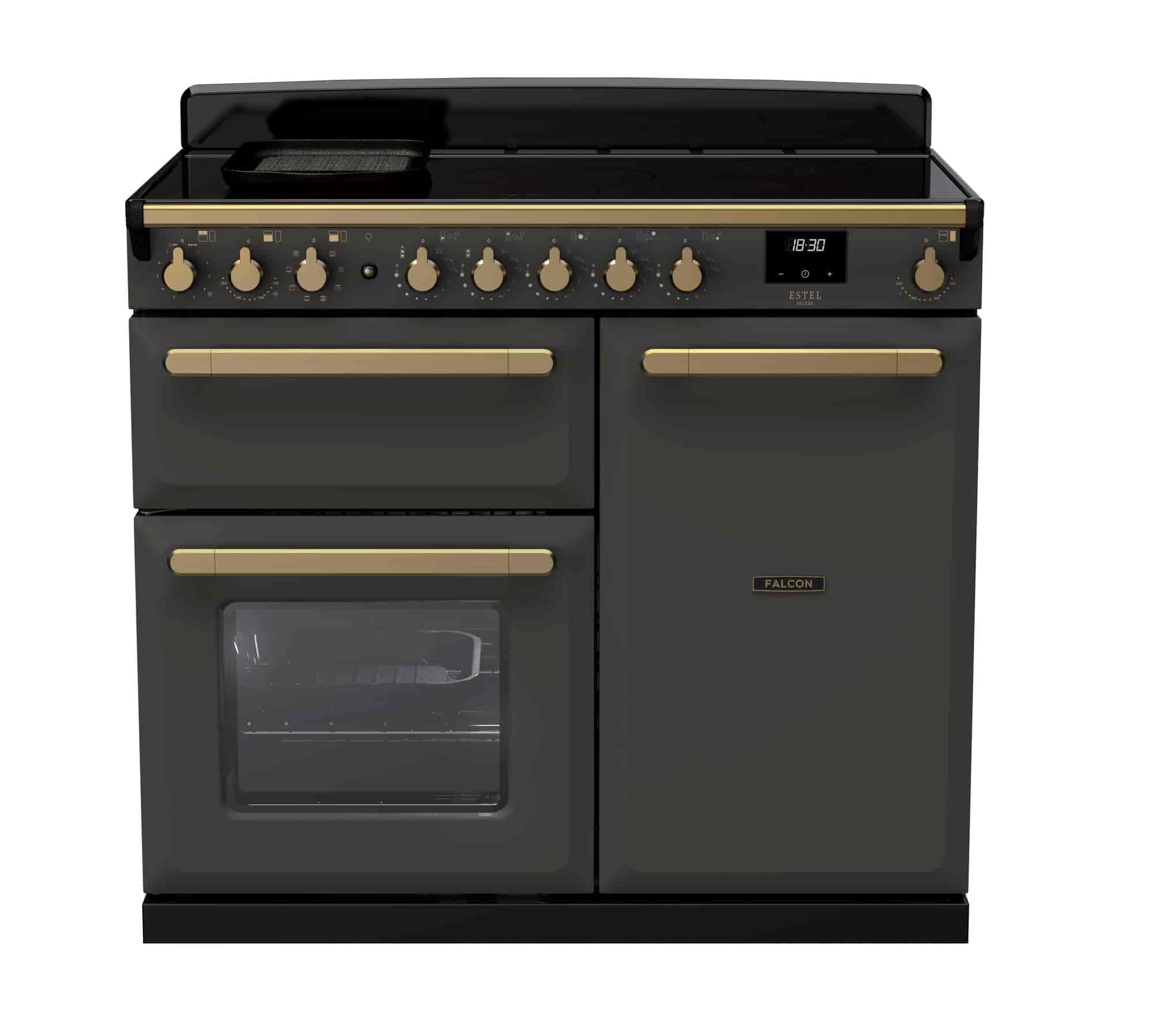 Falcon Estel Deluxe 100 induktion borstad mässing Falcon Estel Deluxe 100 induktion borstad mässing