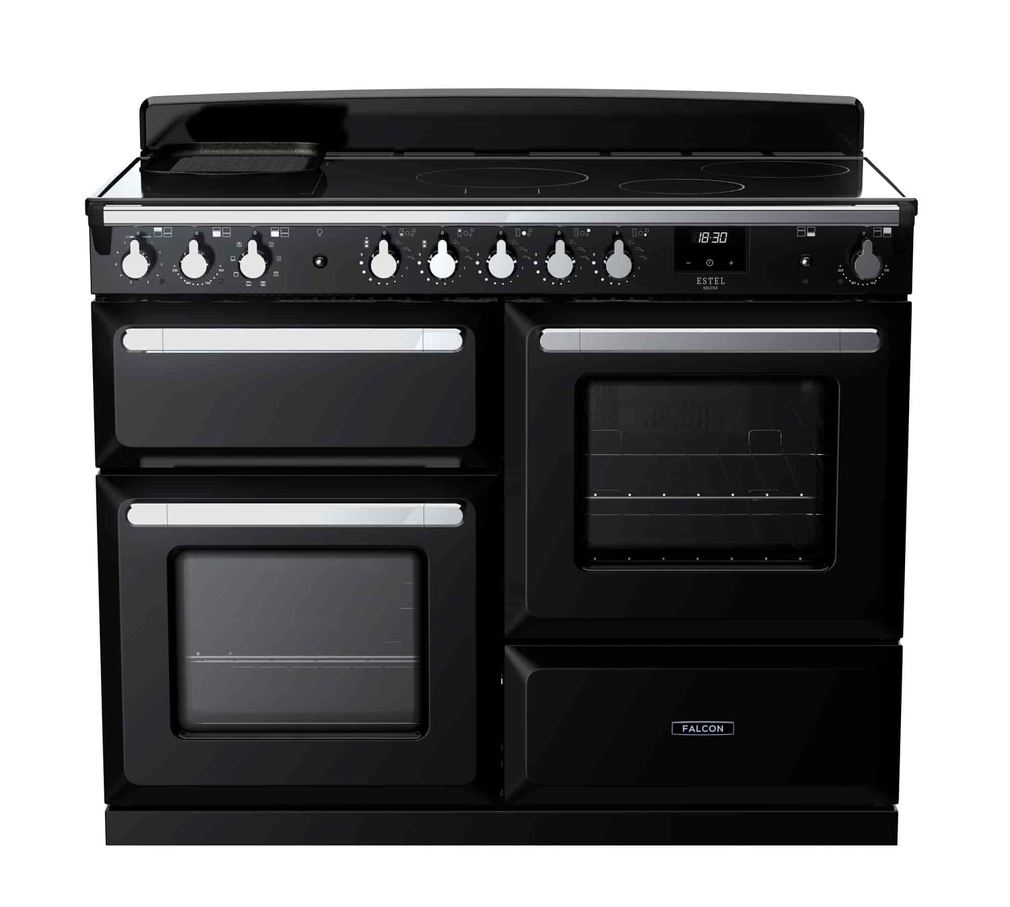 Falcon Estel Deluxe 110 induktion med jäslåda krom Falcon Estel Deluxe 110 induktion med jäslåda krom