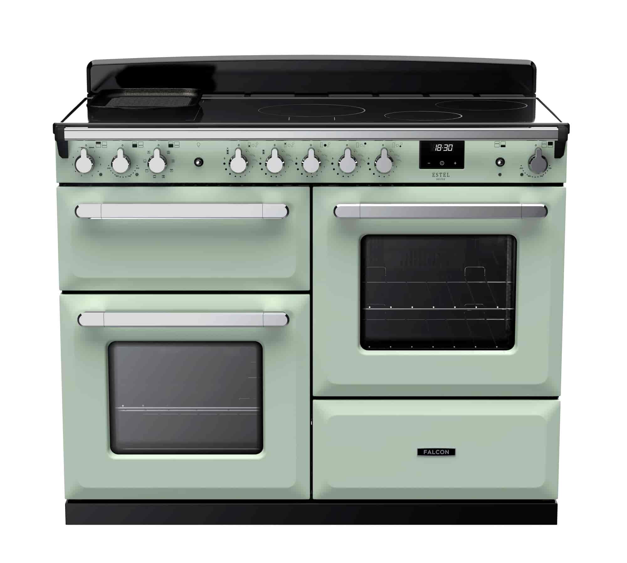 Falcon Estel Deluxe 110 induktion med jäslåda krom Falcon Estel Deluxe 110 induktion med jäslåda krom