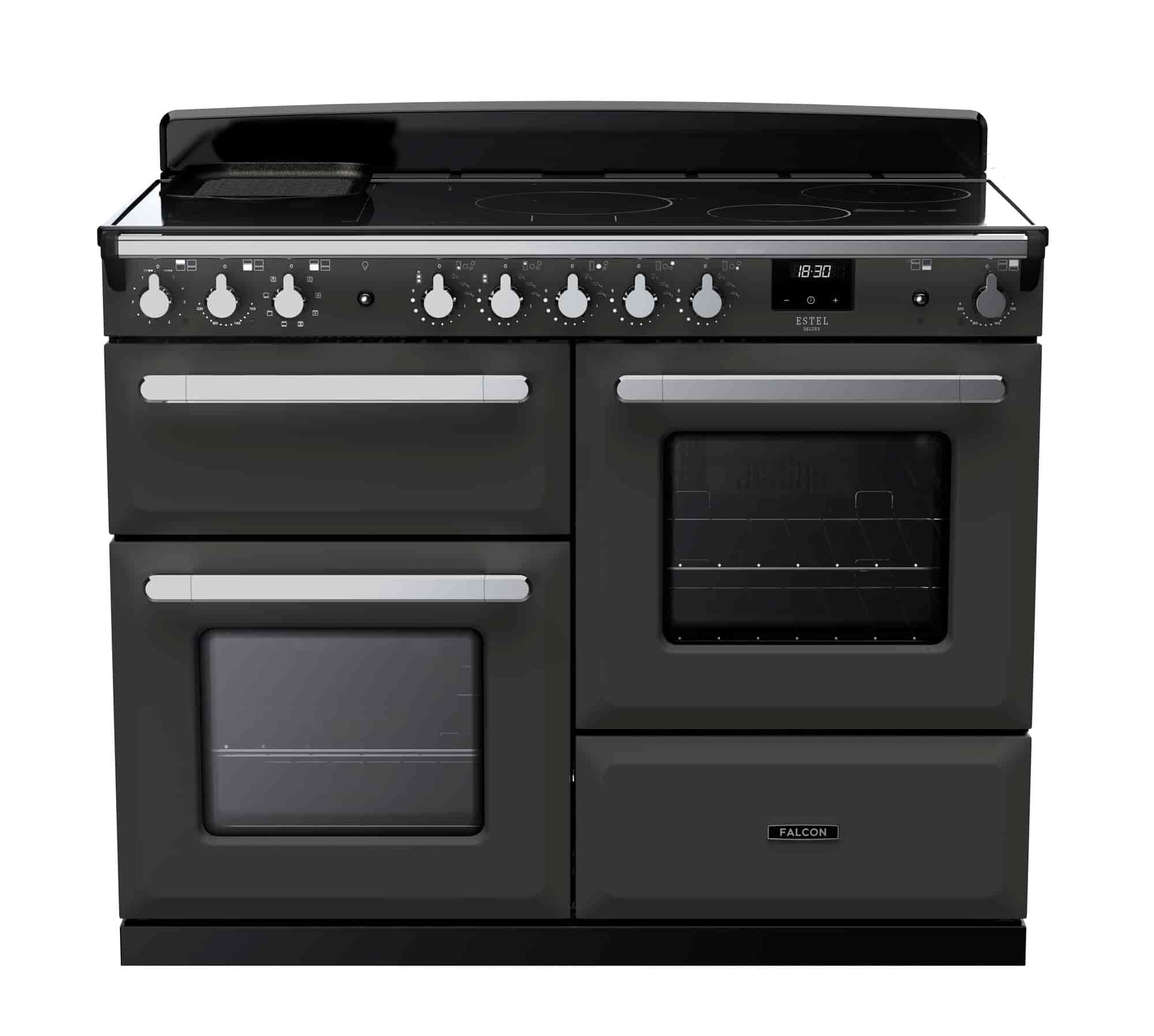 Falcon Estel Deluxe 110 induktion med jäslåda krom Falcon Estel Deluxe 110 induktion med jäslåda krom