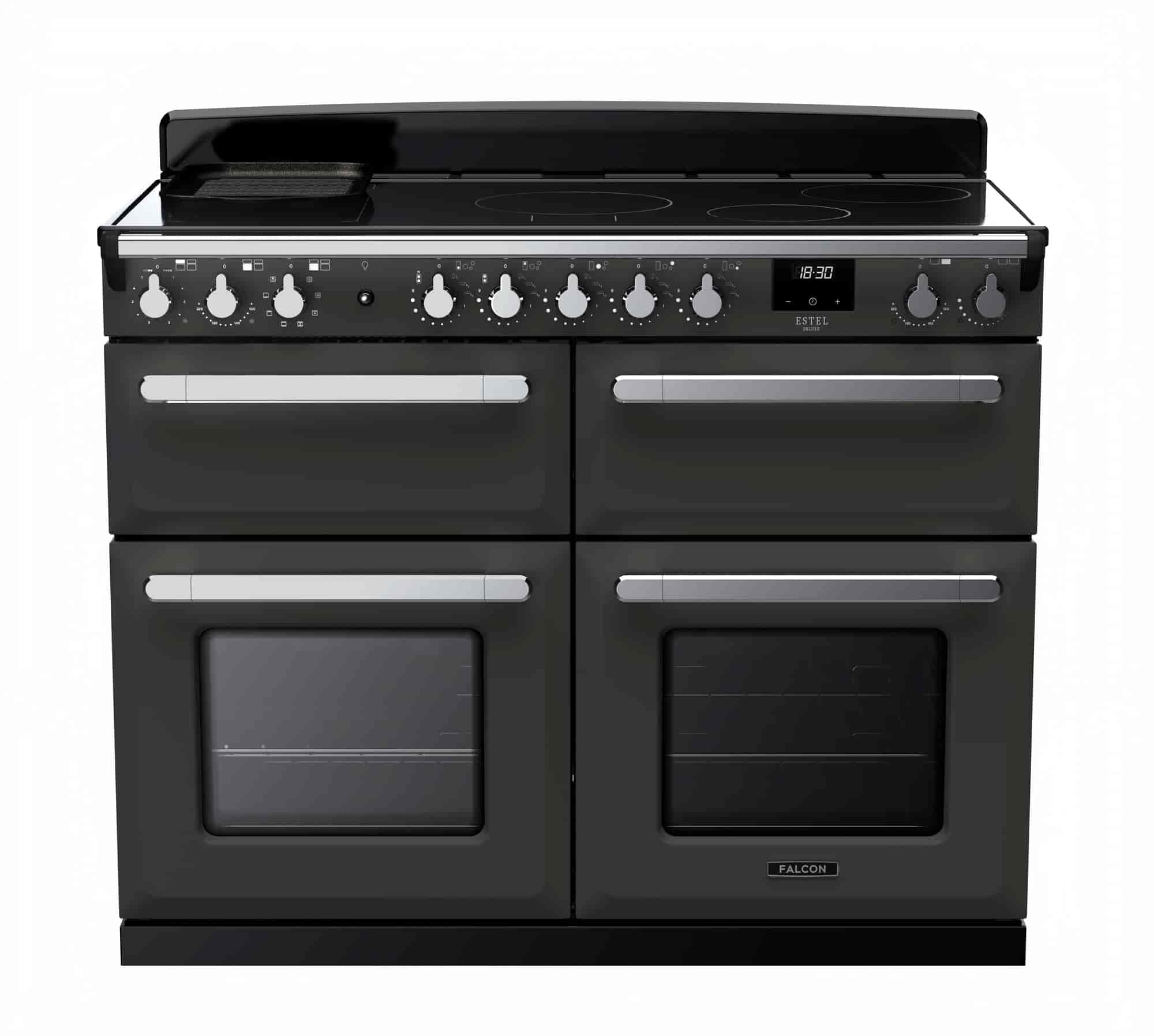 Falcon Estel Deluxe 110 induktion med slowcookugn krom Falcon Estel Deluxe 110 induktion med slowcookugn krom