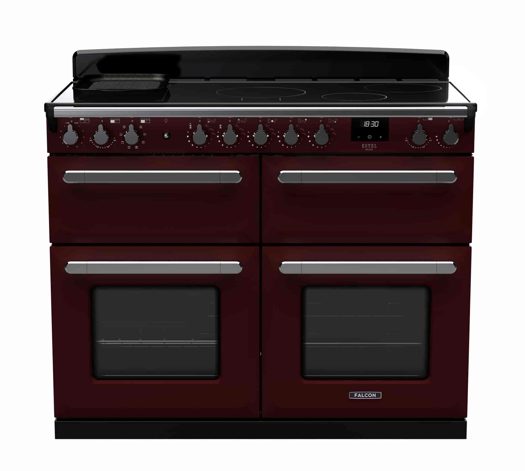 Falcon Estel Deluxe 110 induktion med slowcookugn krom Falcon Estel Deluxe 110 induktion med slowcookugn krom