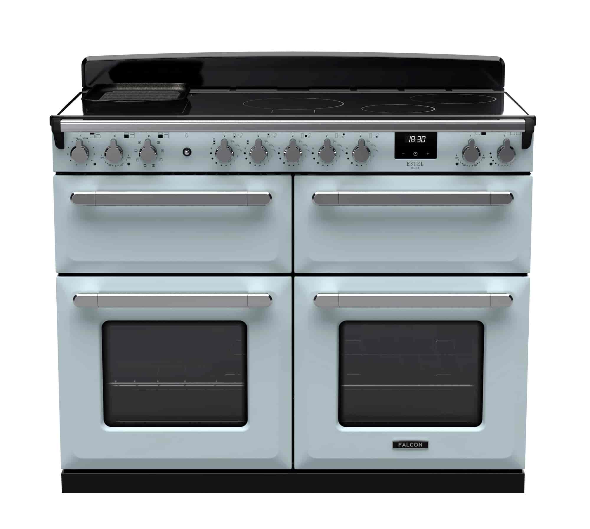 Falcon Estel Deluxe 110 induktion med slowcookugn krom Falcon Estel Deluxe 110 induktion med slowcookugn krom