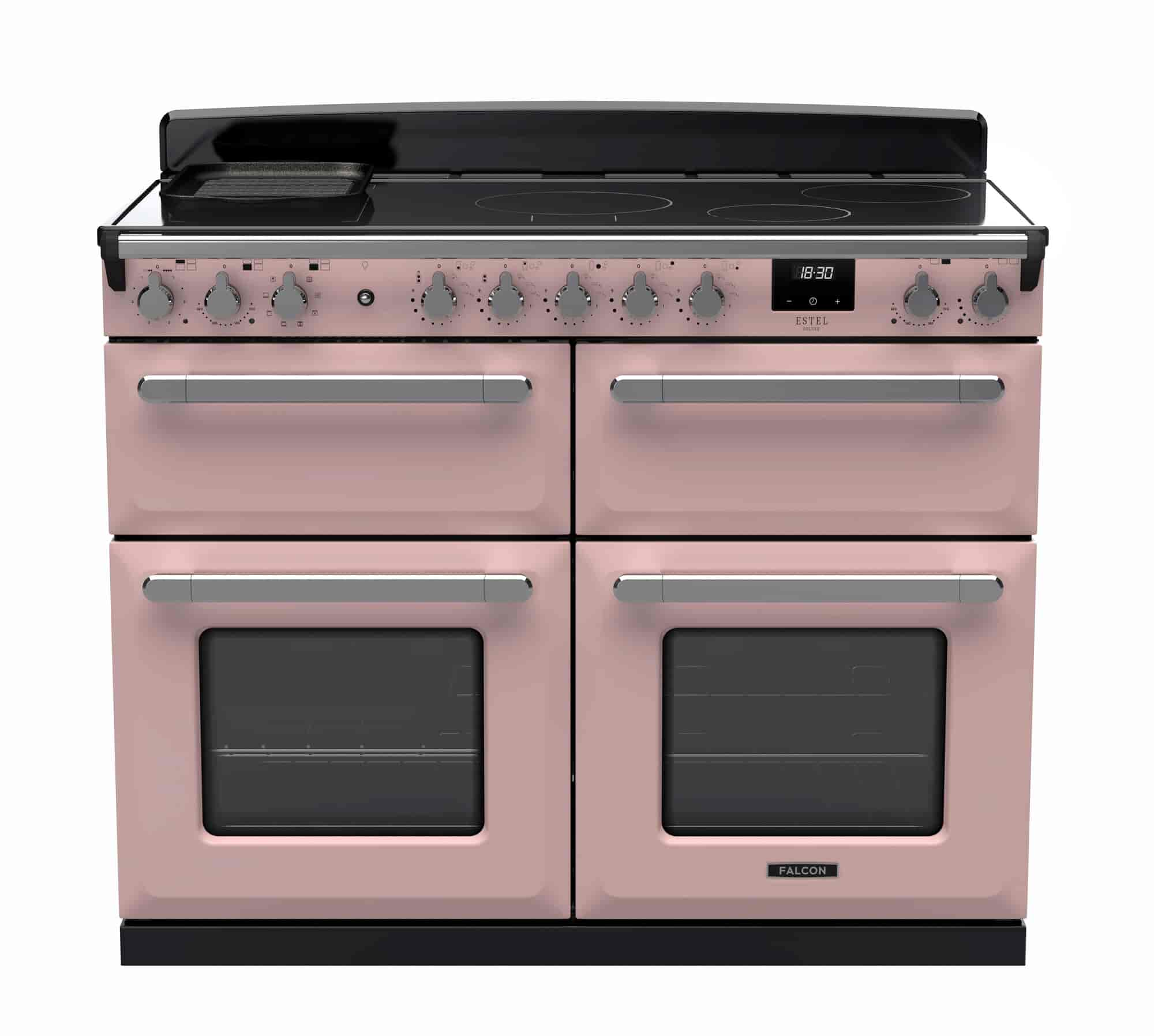 Falcon Estel Deluxe 110 induktion med slowcookugn krom Falcon Estel Deluxe 110 induktion med slowcookugn krom