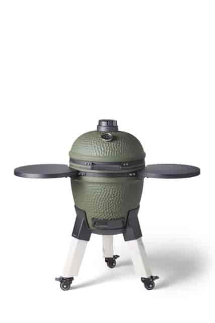 Moddern, Kamodo Grön med sidobord och marmorerade aluminiumben med hjul Moddern, Kamodo Grön med sidobord och marmorerade aluminiumben med hjul