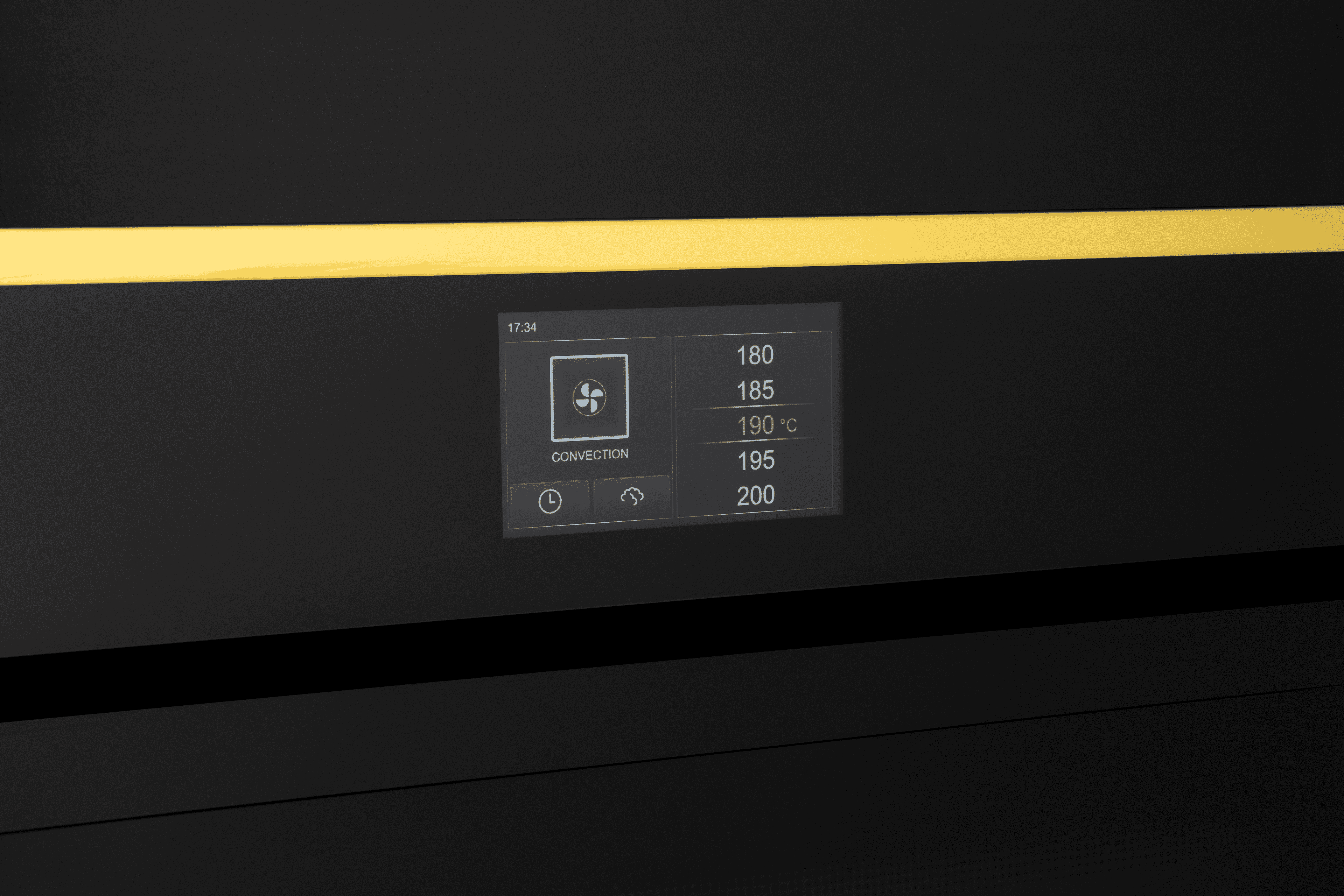 Bertazzoni Ångugn med pyrolys TFT, guld, blank, Modern-series Bertazzoni Ångugn med pyrolys TFT, guld, blank, Modern-series