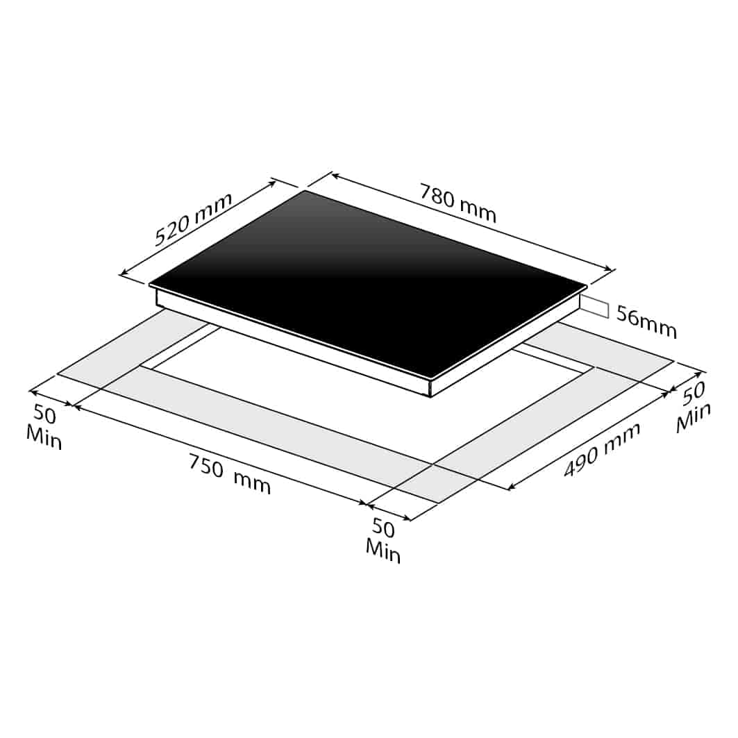 Eico induktionshäll, VIH 1080 P Eico induktionshäll, VIH 1080 P