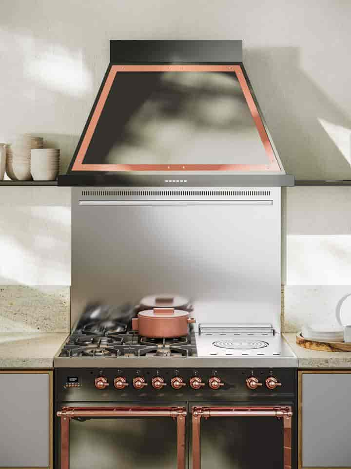 Ilve Noblesse Fläkt 120cm Brons & Koppar Ilve Noblesse Fläkt 120cm Brons & Koppar