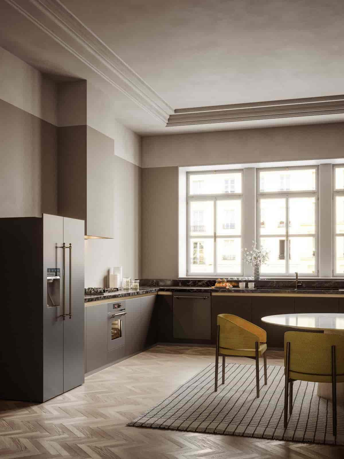 Ilve, Nostalgie side-by-side, kyl & frys, Brons & Koppar Ilve, Nostalgie side-by-side, kyl & frys, Brons & Koppar