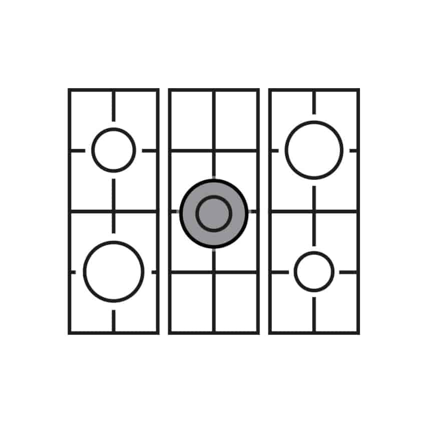 Lofra, Spis - Dolce Vita 70 cm (2 ugnar) (Rostfri/Krom) Gas Lofra, Spis - Dolce Vita 70 cm (2 ugnar) (Rostfri/Krom) Gas