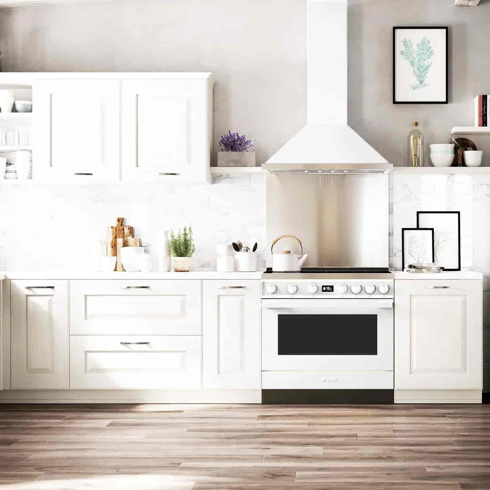 Smeg Portofino, 90cm Vit, KPF9WH Smeg Portofino, 90cm Vit, KPF9WH